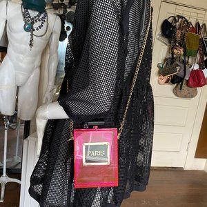 PARIS lucite and chain